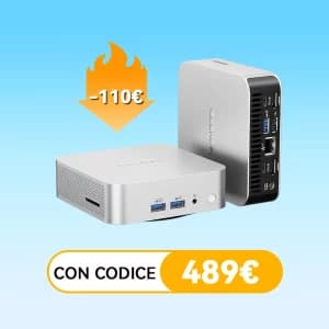 A5 Pro 2026 Edition Mini PC con AMD Ryzen™ 5-7530U