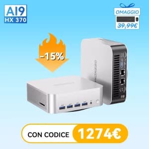 A9 Max 2026 Mini PC con AMD Ryzen™ AI 9 HX 470/HX 370