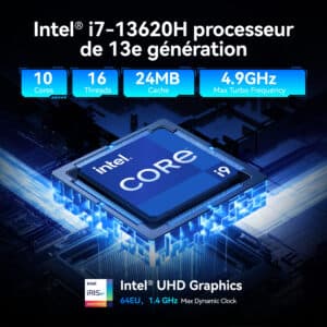 Intel® i7 13620H processeur de 13e génération