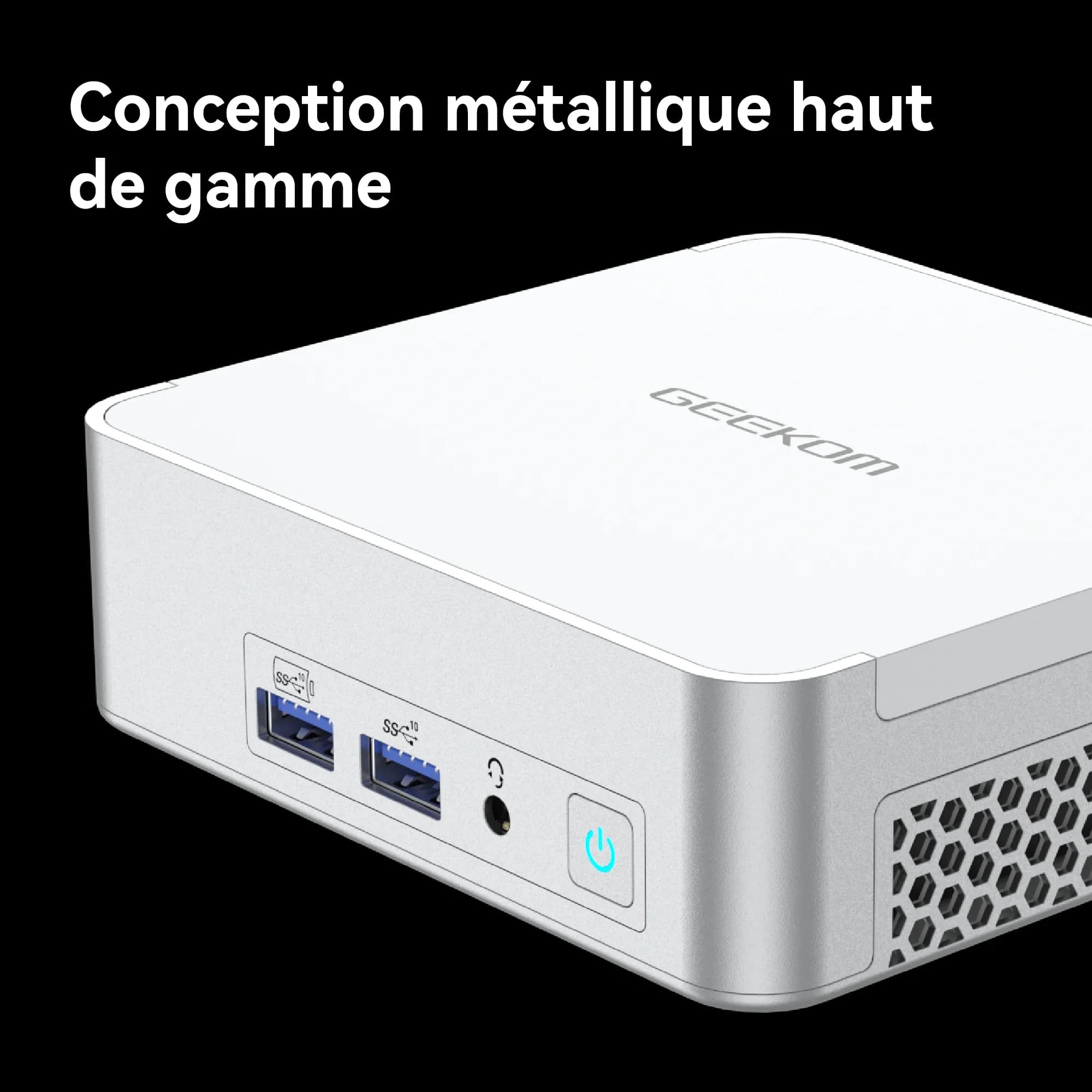 conception métallique haut de gamme