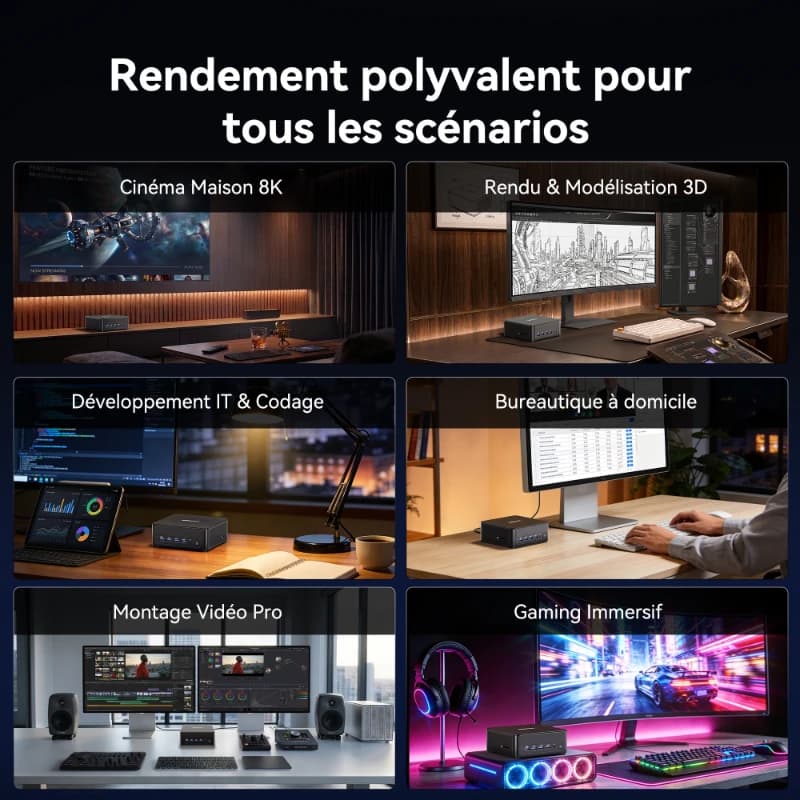 GEEKOM IT13 Max mini pc pour tous les scenarios