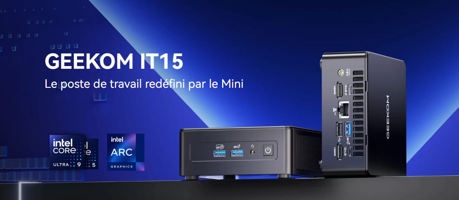 Intel Core Ultra 9 285H GEEKOM MINI PC IT15