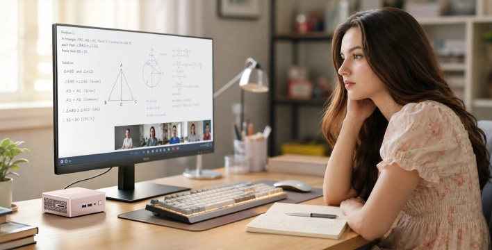 geekom mini pc pour étudiant