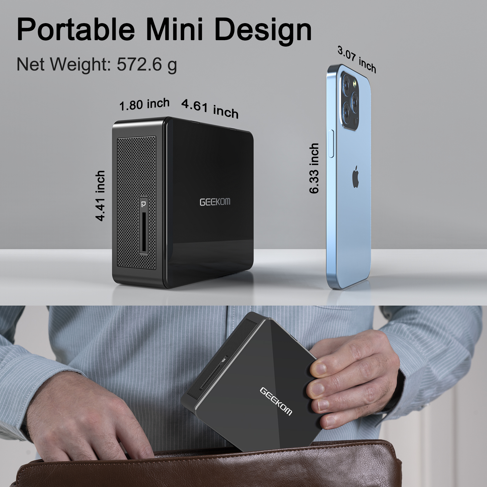 GEEKOM Mini IT8-petit et portable