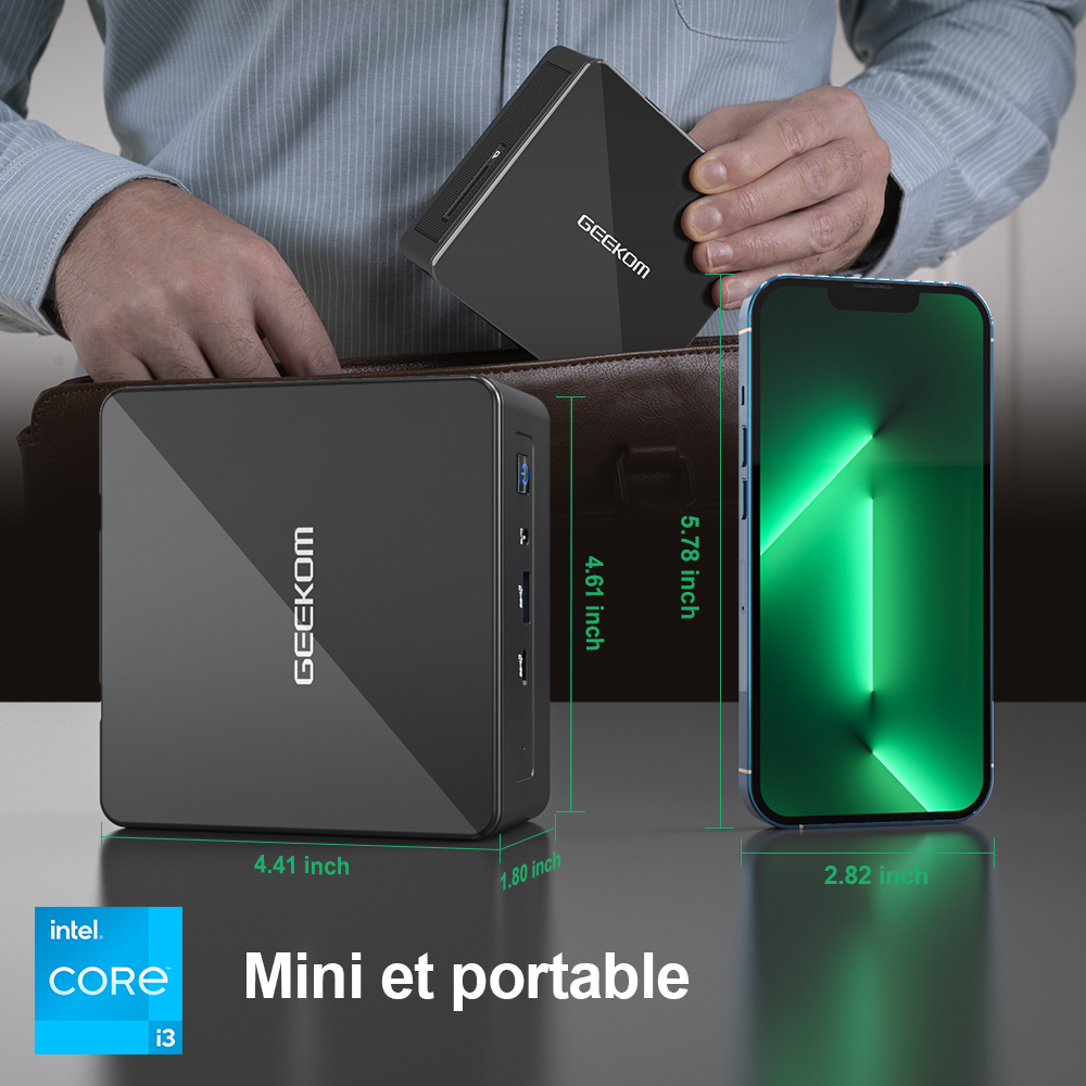 GEEKOM Mini IT8 SE – Mini et portable
