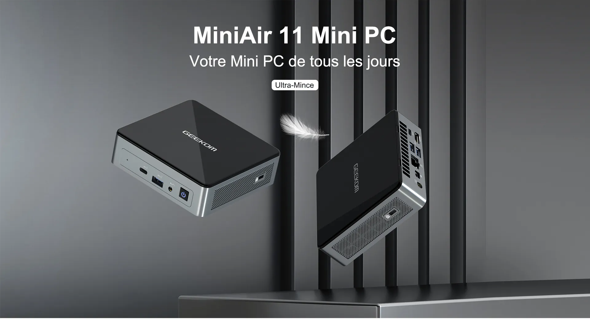 GEEKOM MiniAir 11 Intel Celeron Mini PC Ultra Mince