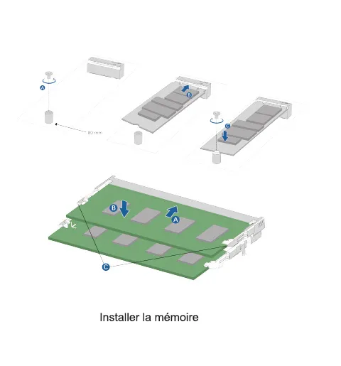 GEEKOM MiniAir 11 Intel Celeron Stockage flexible et extensible Installé la mémoire