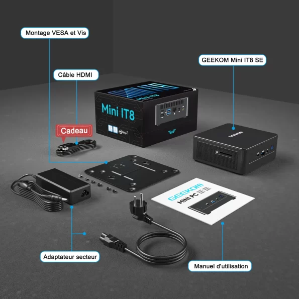 GEEKOM T8 SE Mini Ordinateur