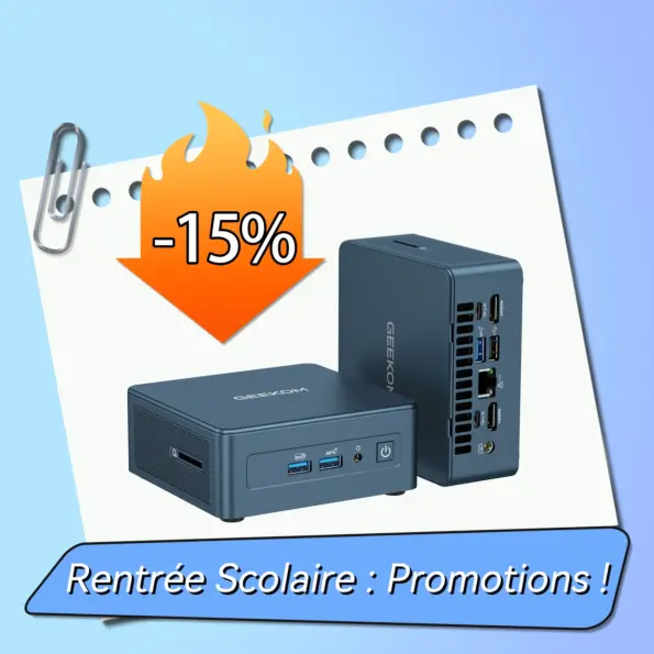 GEEKOM IT12 Édition 2025 Mini PC avec Intel® Core™ i5-12450H, i7-1280P, i7-12650H ou i9-12900HK de 12e génération