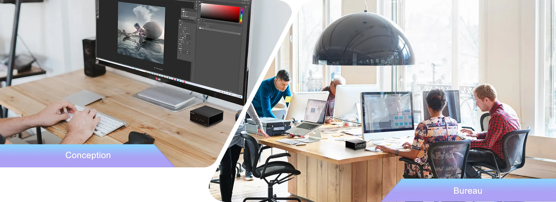 GEEKOM AS 5 Mini PC Conception et bureau