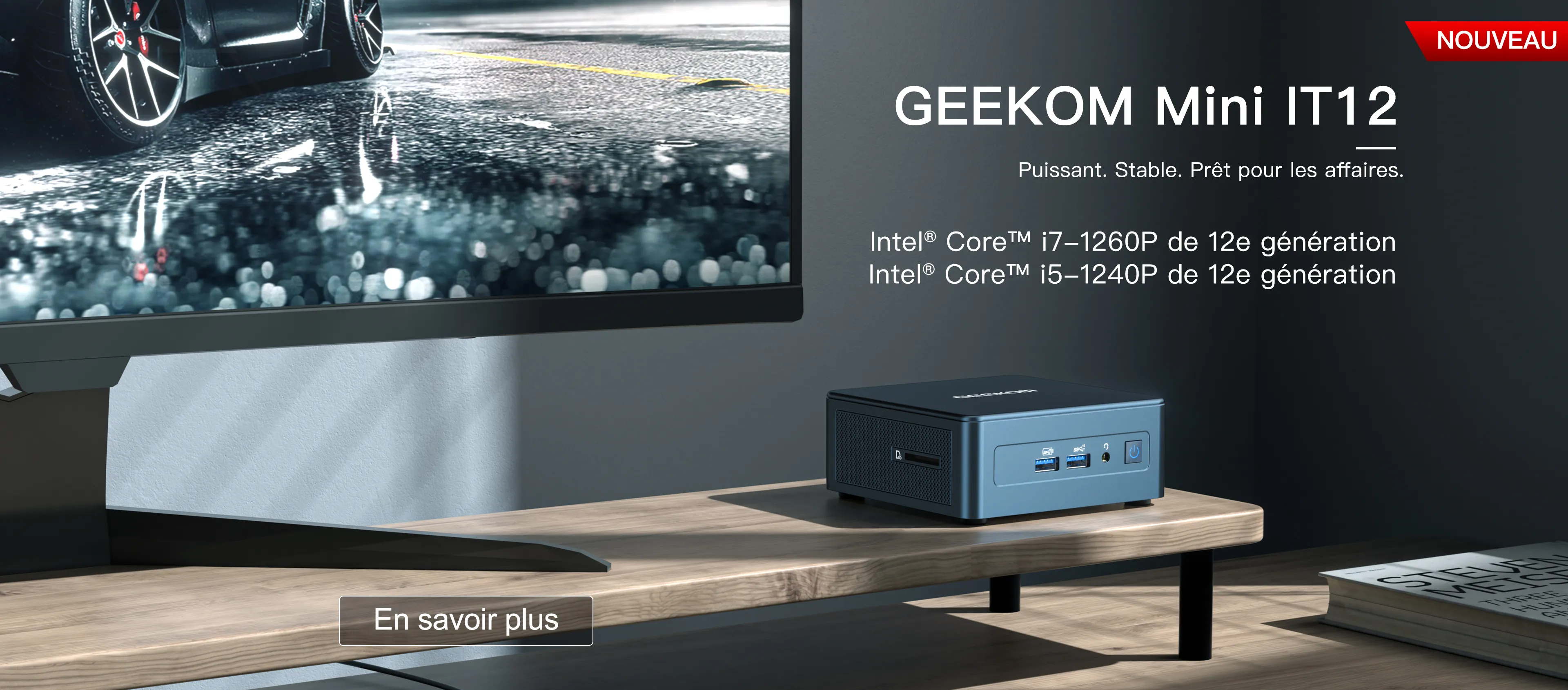 GEEKOM Mini IT12 avec Intel core de 12e génération