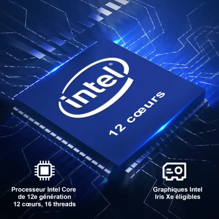 Mini PC Mini IT12 de GEEKOM CPU et GPU