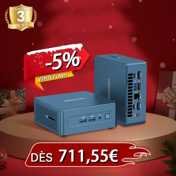 GEEKOM IT13 Édition 2025 Mini PC avec Intel® Core™ i9-13900HK