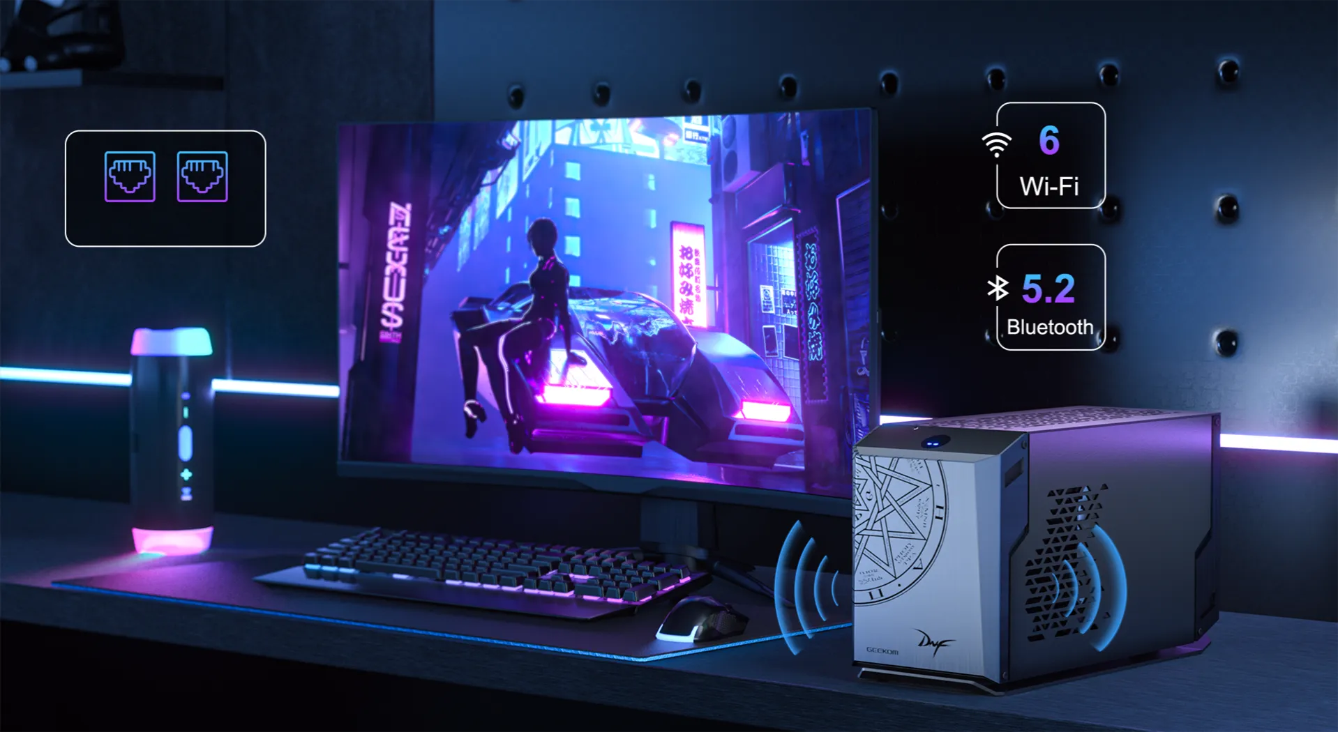 GEEKOM MINI PC MINI FUN9 2 lan