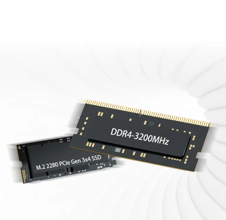 GEEKOM A5 Mini PC AMD Ryzen™ 7 5825H Rapidité de la mémoire