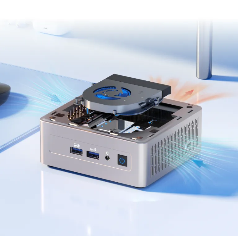 GEEKOM A5 Mini PC AMD Ryzen™ 7 5825H ventilateur