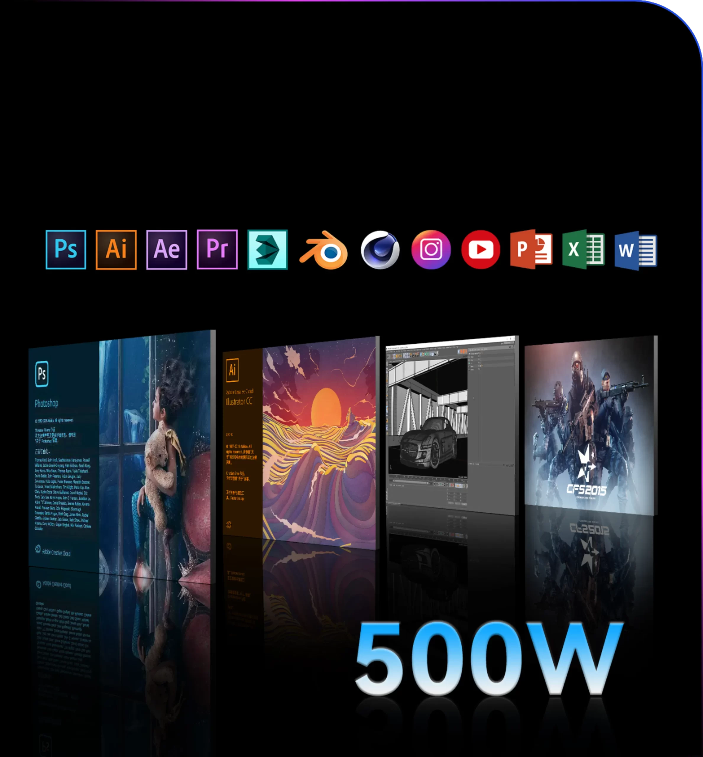 GEEKOM Mini PC FUN11 applications 500W