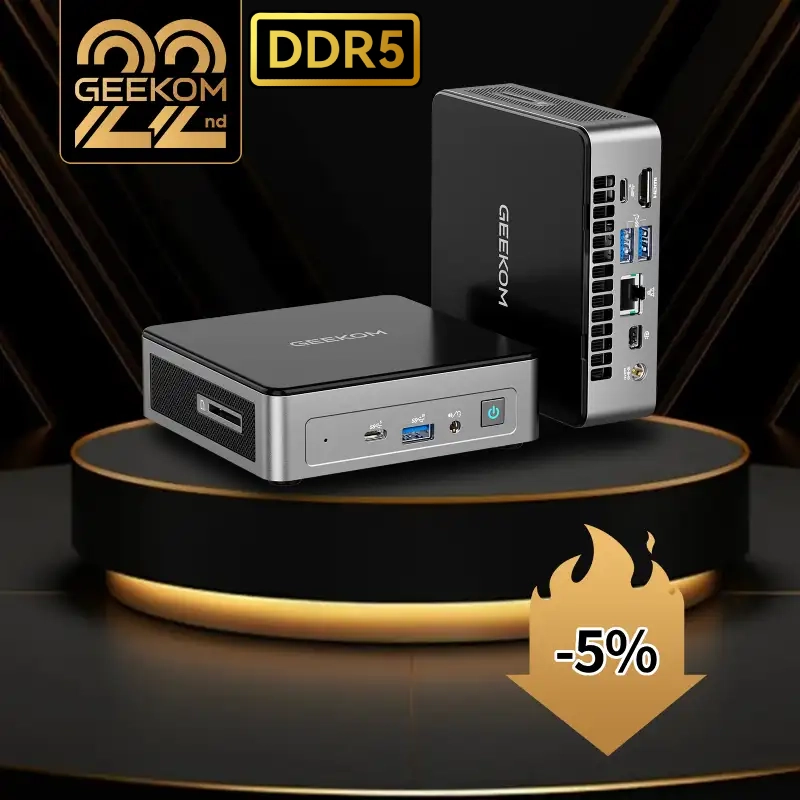 GEEKOM Mini Air 12【N100】 GEEKOM Mini Air12 Mini PC 12th Gen Intel | GEEKOM