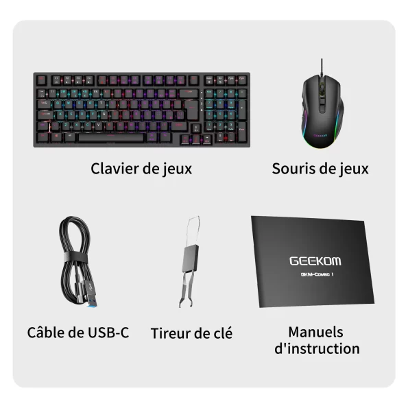 GEEKOM GKM Liste de colis