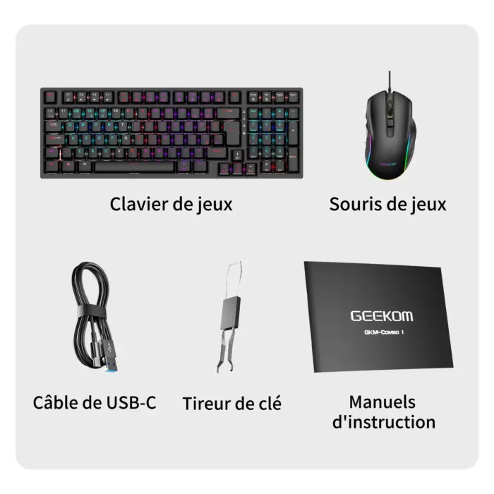 GEEKOM GKM Liste de colis