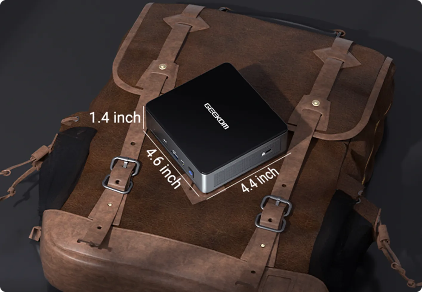 GEEKOM Mini Air 12 Mini-PC avec Intel Alder Lake N100 de 12 ème Génération