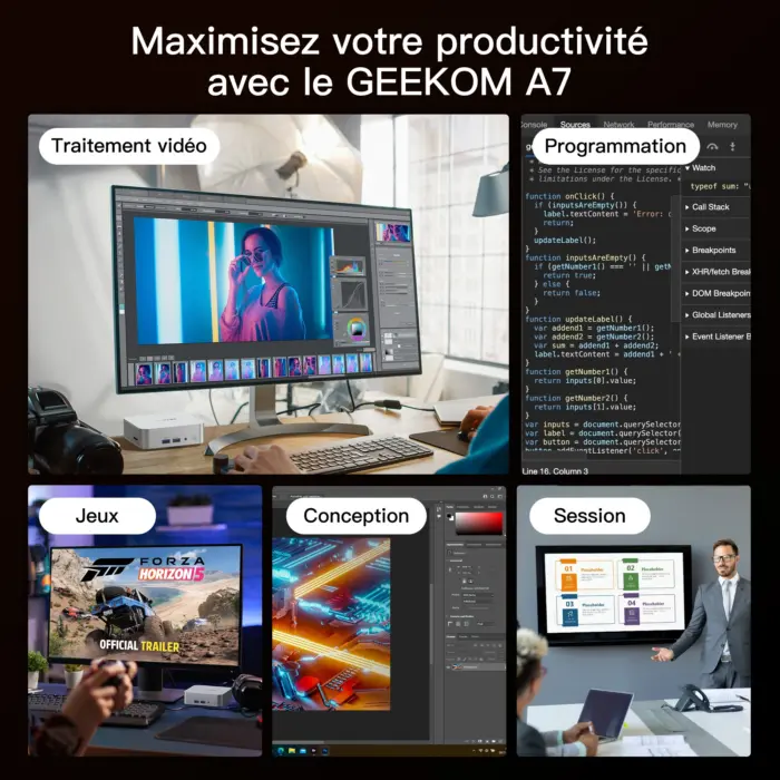 Maximisez votre productivité avec le GEEKOM A7
