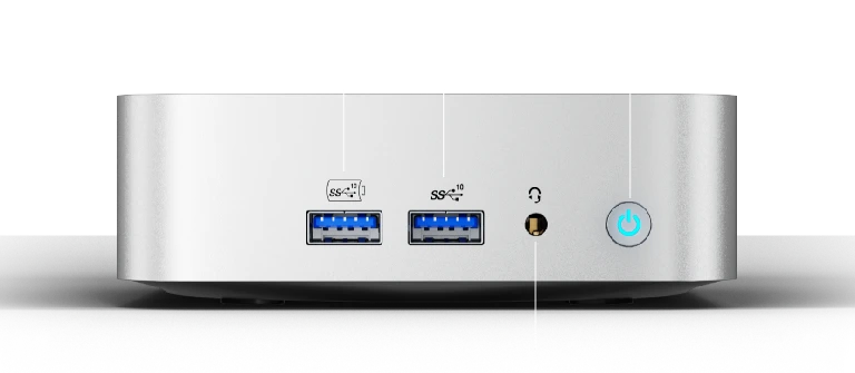 GEEKOM mini pc A7 les fentes