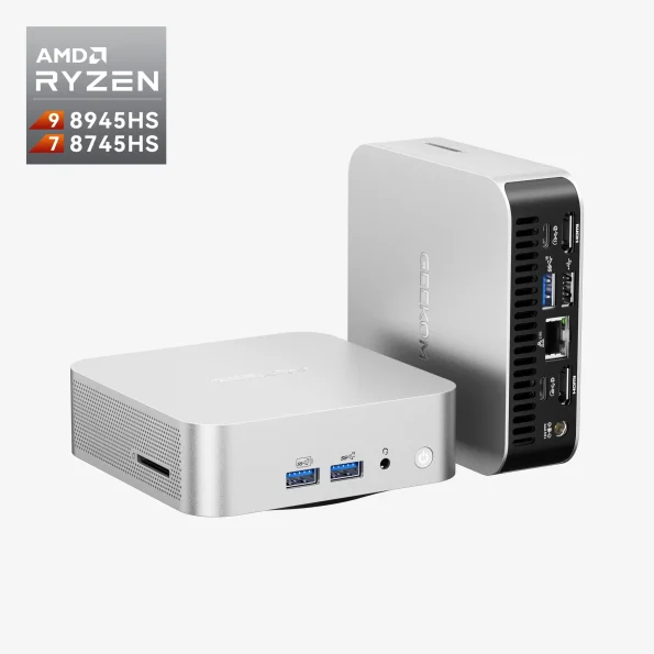 GEEKOM A8 Mini PC AMD Ryzen 9 8945HS ou Ryzen 7 8745HS