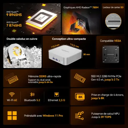 GEEKOM A8 Mini PC