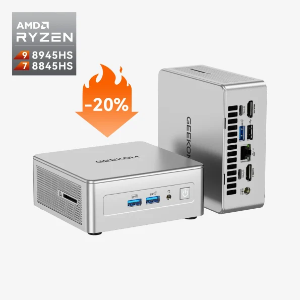 GEEKOM MINI PC AE8 AMD PROCESSEUR