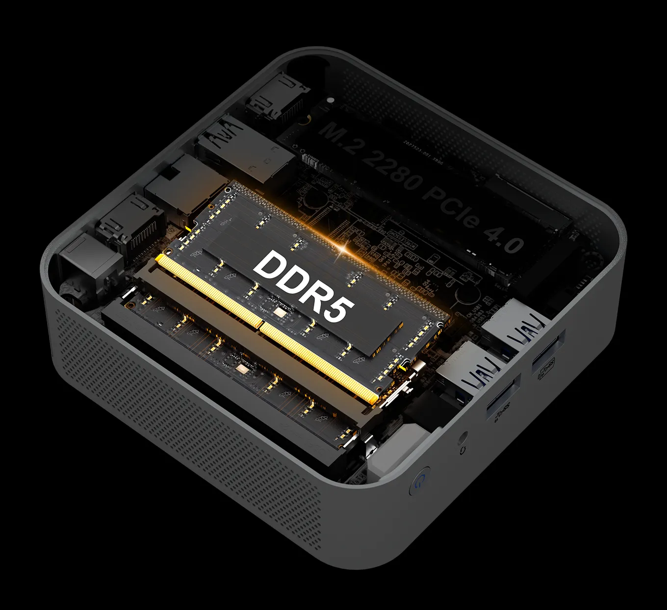 GEEKOM MINI PC A8 produit IMAGE DDR5