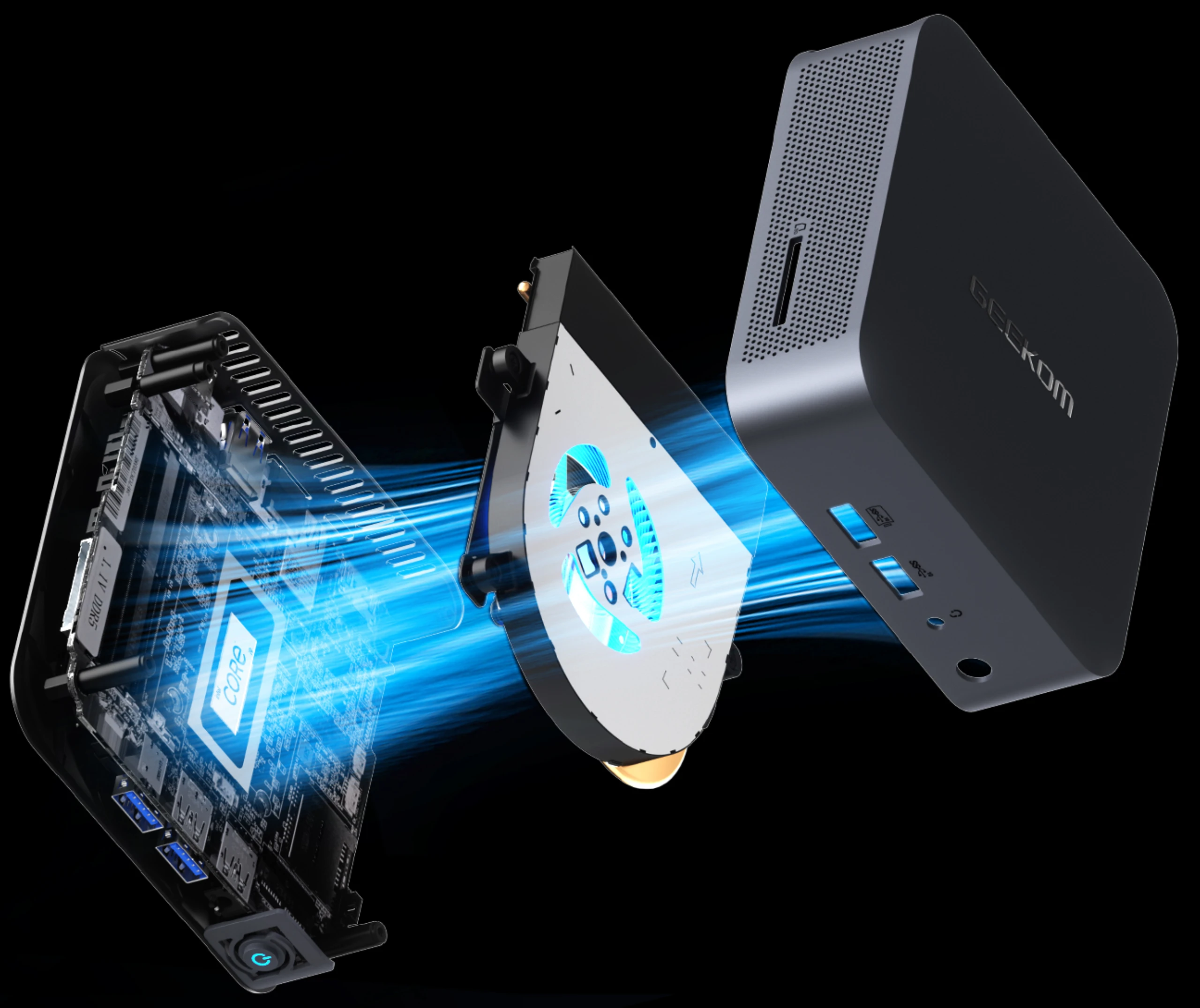 Système de refroidissement innovant et efficace IceBlast 1.5