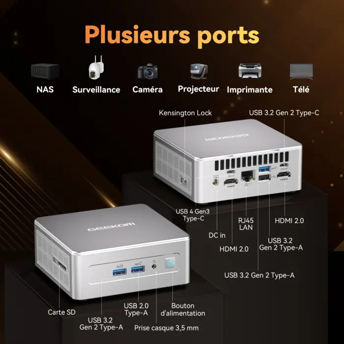 plusieurs ports