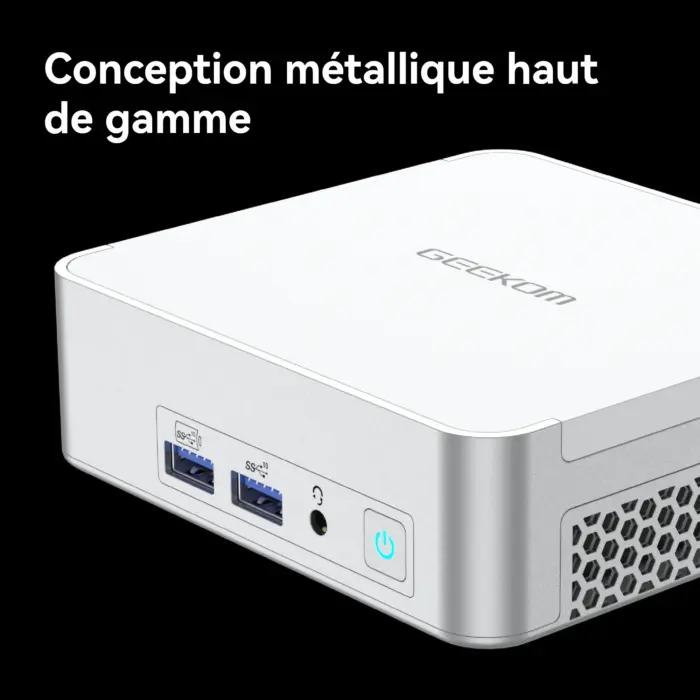 conception métallique haut de gamme