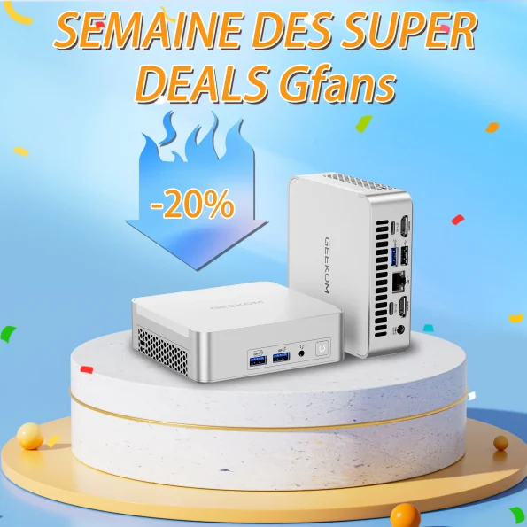 GEEKOM XT13 Pro Mini PC Intel® Core™ i7-13620H de 13e génération