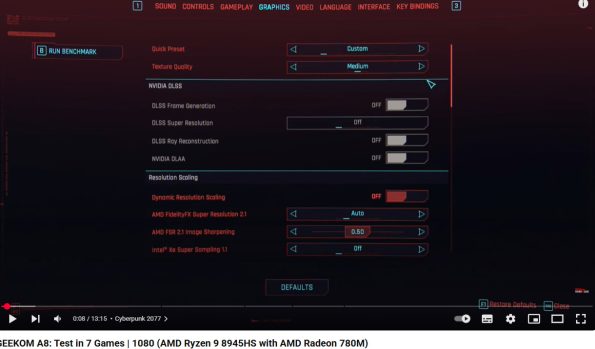 geekom a8 mini pc gamer test
