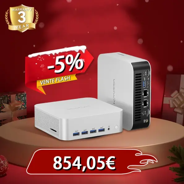 GEEKOM A8 Max Mini PC avec AMD Ryzen™ 9 8945HS