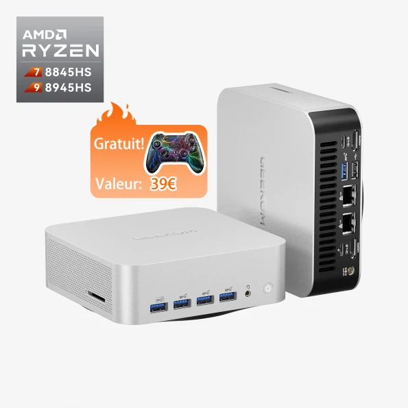 GEEKOM A8 Max Mini PC avec AMD Ryzen™ 9 8945HS ou Ryzen™ 7 8845HS