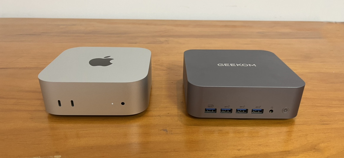apple mac mini vs geekom gt1 mega2