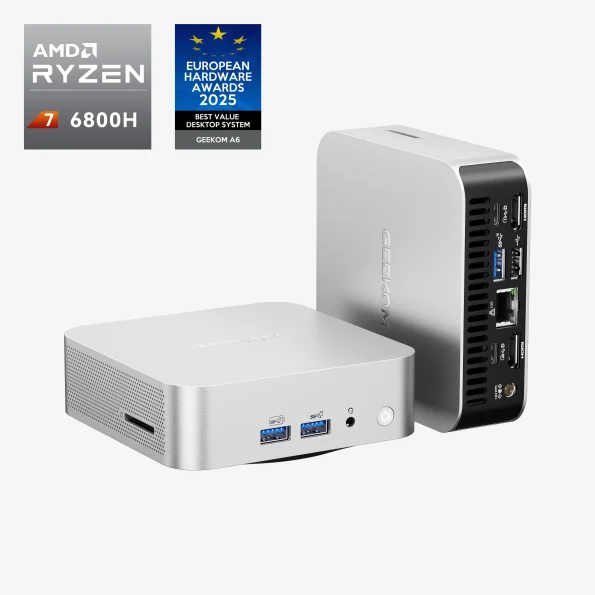 GEEKOM A6 Mini PC avec AMD Ryzen™ 7 6800H