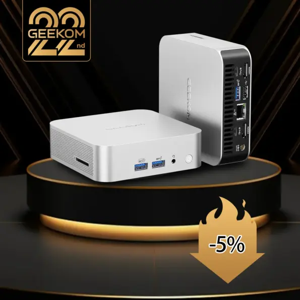 GEEKOM A6 Mini PC avec AMD Ryzen™ 7 6800H