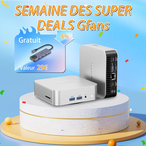 GEEKOM A6 Mini PC avec AMD Ryzen™ 7 6800H