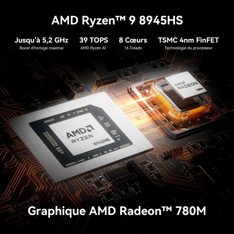 A8 MAX-8945 AMD Ryzen 9 8945HS