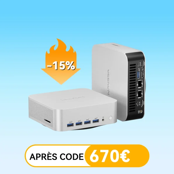 <strong>A8 Max</strong> Mini PC avec AMD Ryzen™ 7 8745HS ou Ryzen™ 9 8945HS