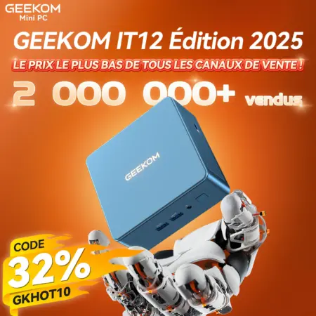 ⚡GEEKOM IT12 Édition 2025 Mini PC avec Intel® Core™ i7-1280P
