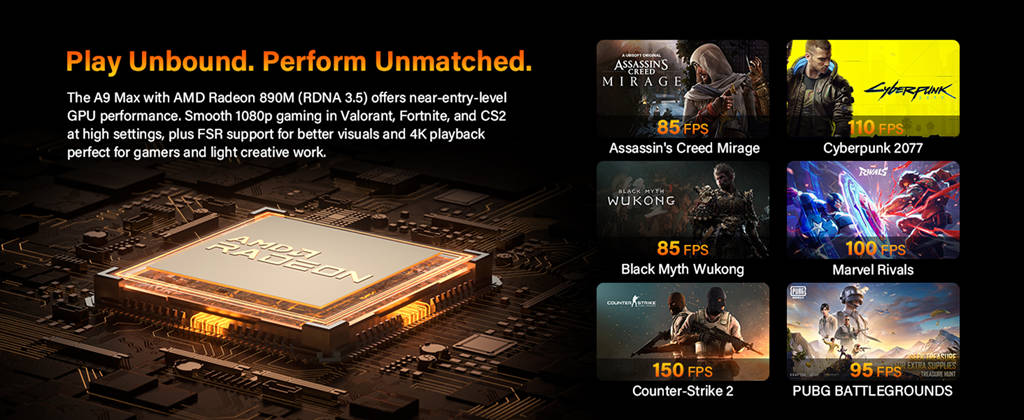 GEEKOM A9 max test en jeux fps