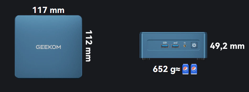 petite taille geekom mini pc it13