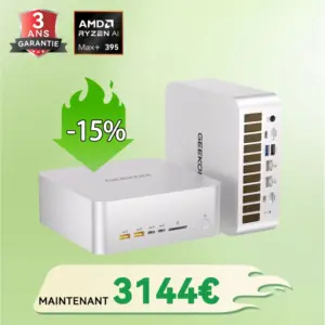 GEEKOM A9 Mega Mini PC avec AMD Ryzen™ AI Max+ 395