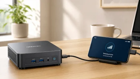Partage de connexion USB