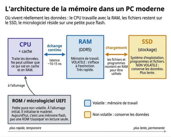 CPU RAM ROM SSD
